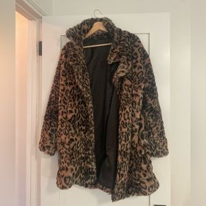 leopard coat capulet